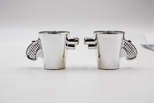 Picture of Caliber Gourmet Revolver Shot Glass - Set of 2 CBG-SG-1059