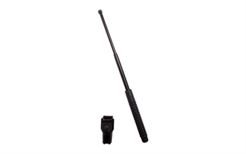 Picture of Caliber Gourmet Uzi Expandable Baton, 21" Long Expanded, 8.25" Closed, Rubber Grip, Black UZI-EXB-21H