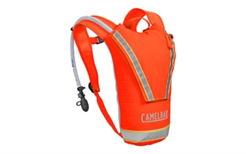 Picture of Camelbak Hi-Viz Hydration Pack, Intl' Orange, Made of Cordura, 14.6"x9.1"x6.3", Mil Spec Crux Reservoir Included, Reservoir Holds 2.5 Liters, Hydration Only, Reflectivity On Pack 1736801000