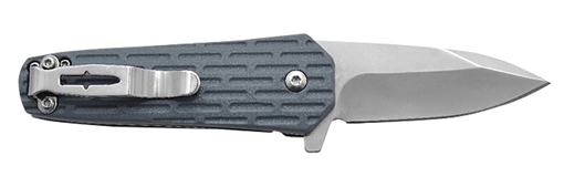 Picture of Camillus Wedge, Folding Knife, Plain Edge, Blue Fiberglass Reinforced Nylon Handle, Satin Finish, Silver Blade, 2.25" Blade Length, 5.75" Overall Length, 420 Stainless Steel Blade, Liner Lock CAM-19399