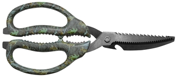 Picture of Camillus Multi-Function Game Shears Camo Shears 4" Serrated Titanium Bonded Blade, 9" Long 19403