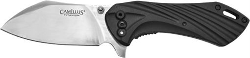 Picture of CAMILLUS CHUNK FOLDING CLEAVER 7.25" OAL STAINLESS/BLACK CAM-19599