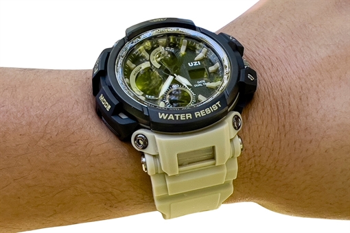 Picture of CAMP UZI-W-1708-K UZI SHOCK DIGITAL WATCH KHAKI 024718514543