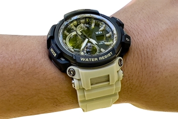 Picture of CAMP UZI-W-1708-K UZI SHOCK DIGITAL WATCH KHAKI 024718514543