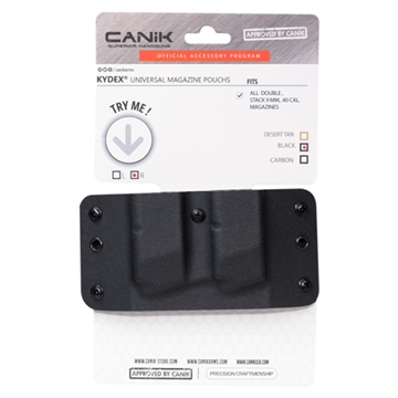 Picture of Canik Double Magazine Carrier Black for all Double STack 9mm/.40 Cal Magazines PACN0364
