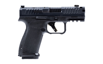 Picture of CANIK METE MC9 Prime, Semi-automatic, Striker Fired, Compact, 9MM, 3.64" Barrel, Compensated Slide and Barrel with Blast Chamber, Night Sights, Optics Ready, Matte Finish, Black, 10 Rounds, 2 Magazines HG8329-N HG8329N
