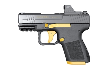 Picture of CANIK METE MC9 9MM 3.18 MO1 BLK/GOLD HG7620GV-N