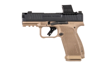 Picture of Canik METE MC9 Prime Pistol w/Dot 9mm 3.64 in. FDE/BLK Comp w/MeCanik MO4 17 rd HG8328BDV-N 850072317021