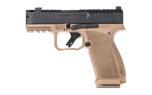 Picture of Canik METE MC9 Prime Pistol 9mm 3.64 in. FDE/BLK Compensated 17 rd HG8328BD-N 850072317007