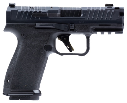 Picture of CANIK METE MC9 Prime, Semi-automatic, Striker Fired, Compact, 9MM, 3.64" Barrel, Compensated Slide and Barrel with Blast Chamber, Night Sights, Optics Ready, Matte Finish, Black, 17 Rounds, 2 Magazines HG8328-N HG8328N