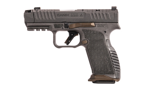Picture of Canik Prime Radian Handgun 9mm Luger 17rd Magazines(2) 3.83" Comp Barrel Optic Ready Grey HG8611G-N