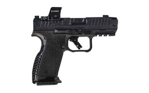 Picture of Canik Prime Radian Handgun 9mm Luger 17rd Magazines(2) 3.83" Comp Barrel Optic Ready Black W/Onyx Red Dot HG8611V-N