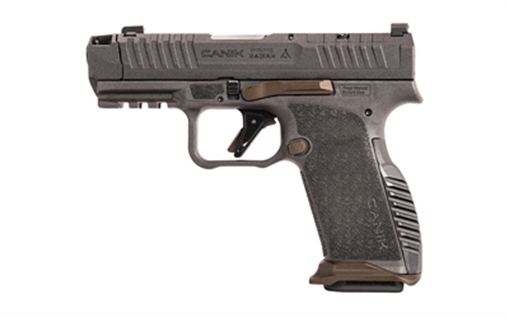 Picture of Canik Prime Radian Handgun 9mm Luger 17rd Magazines(2) 3.83" Comp Barrel Optic Ready Grey W/Onyx Red Dot HG8611GV-N