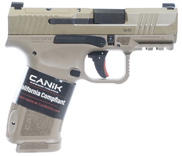 Picture of CANIK METE MC9 L 9MM 3.18IN BARREL 10RD FLAT DARK EARTH CA COMPLIANT    HG7884CAD-N