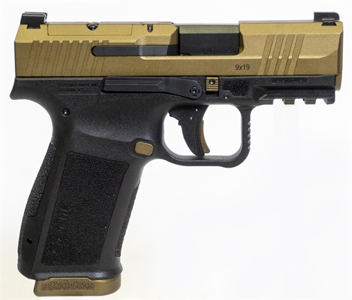 Picture of CANIK METE MC9L 9MM BRZ/BLK 17+1 OPTICS READY SLIDE CUT HG7882B-N