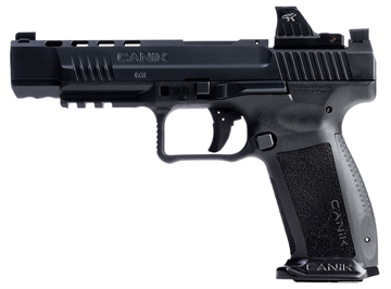Picture of CANIK METE SFx Pistol - Black 9mm 5.2" Barrel 1 - 20rd & 1 - 18rd Mag Full Accessory Kit Includes MeCanik MO1 Optic HG7162-N HG7162N