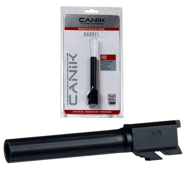 Picture of Canik Steel Drop in Barrel for Select 9mm Canik Pistols Compact Fluted Black PACN0017