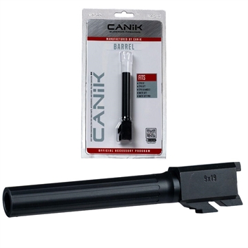 Picture of Canik Steel Drop in Barrel for Select Canik Pistols Full Size Fluted Black PACN0018