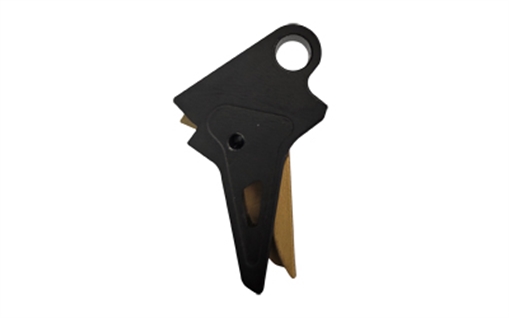 Picture of Century Arms TP9 Full Size Flat Trigger, Lightened, Trigger Assembly, Aluminum Construction, Anodized Finish, Black, Fits TP9 SF ELITE, TP9 ELITE Combat, TP9 SFx, TP9 ELITE SC, METE SF, METE SF Pro, METE SFT, METE SFT Pro, METE SFx, METE SFx Pro, METE SC, METE SC Pro, SFx Rival PACN0803
