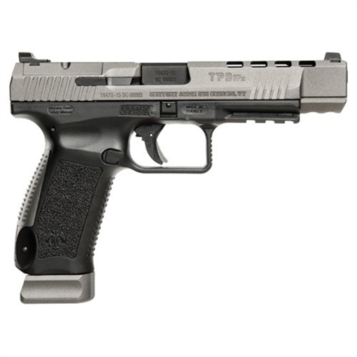 Picture of CANIK TP9SFX 20RD 5.2IN WARREN SIGHT TUNGSTEN PLASTIC CASE AND ACCESSORIES INCLUDED FACTORY USED HG3774G-X