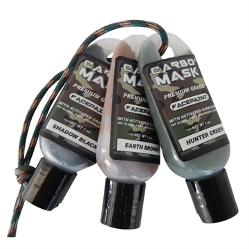 Picture of Carbomask Carbo Mask Facepaint Black/Green/Brown 1 oz. 3 pk. 310134