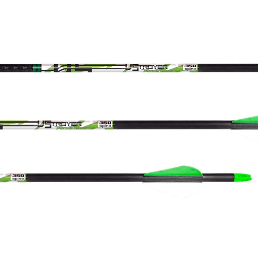 Picture of Carbon Express D-Stroyer Piledriver Arrows 350 Spines 6 Pack Fletched 51181