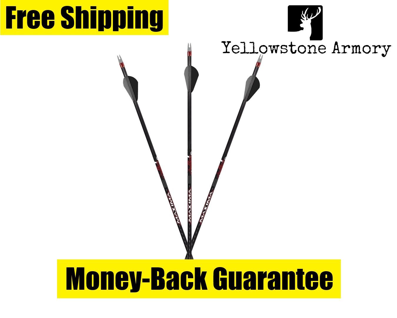 Sable Arrow Carbon Express Maxima Sable RZ 350 Hunting Arrows - 12/pk 51199 ...