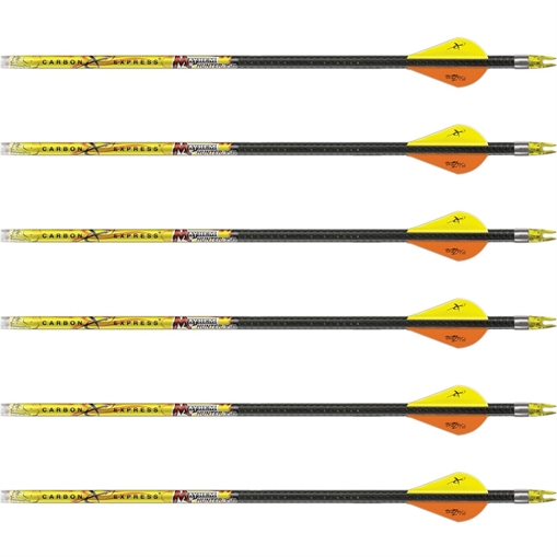 Picture of Carbon Express Carbon Express Mayhem Crossbow Bolts 22 in. Moon/Flat 6 pk. 52133