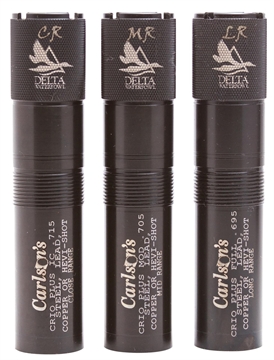 Picture of Carlson's Choke Tubes Delta Waterfowl Benelli Crio Plus 12 Gauge Mid/Long/Close Range 17-4 Stainless Steel 07579
