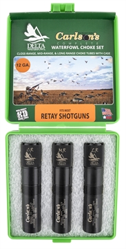 Picture of Carlson's Choke Tubes Delta Waterfowl Retay 12 Gauge Mid/Long/Close Range 17-4 Stainless Steel 07779