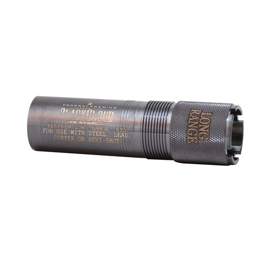Picture of Carlson's Choke Tubes Black Cloud Beretta/Benelli Mobil 12 Gauge Long Range Steel Titanium Coated 09003