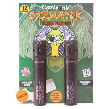 Picture of Carlson's Cremator Waterfowl Mid and Long Range Ported Choke Tubes for 12 ga Beretta Optima HP .708 and .718 2/ct 11562