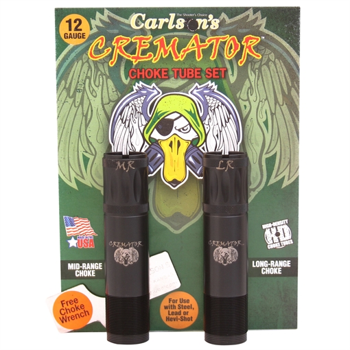 Picture of Carlson's Choke Tubes Cremator Browning Invector Plus 12 Gauge Mid/Long Range Non-Ported 17-4 Stainless Steel 11622