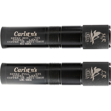 Picture of Carlson's Choke Tubes Delta Waterfowl Retay 12 Gauge Mid/Long Range 17-4 Stainless Steel 07770