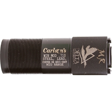 Picture of Carlson's Choke Tubes Delta Waterfowl Extended Choke Winchester 12 Gauge Mid-Range 17-4 Stainless Steel 07474