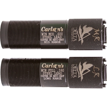 Picture of Carlson's Choke Tubes Delta Waterfowl Extended Choke Winchester 20 Gauge Mid-Range/Long Range 17-4 Stainless Steel 07471