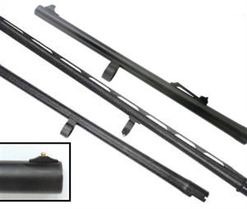 Picture of Carlson's Choke Tubes Replacement Barrel 12 Gauge 28" Vent Rib, Matte Blued Stainless Steel, Fiber Optic Sight, Fits Remington 870 87003