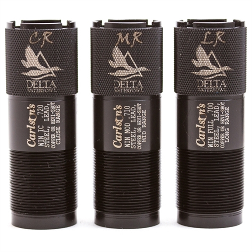 Picture of Carlson's Choke Tubes Delta Waterfowl Extended Choke Winchester 12 Gauge Mid/Long/Close Range 17-4 Stainless Steel 07479