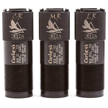 Picture of Carlson's Choke Tubes Delta Waterfowl Extended Choke Winchester 12 Gauge Mid/Long/Close Range 17-4 Stainless Steel 07479