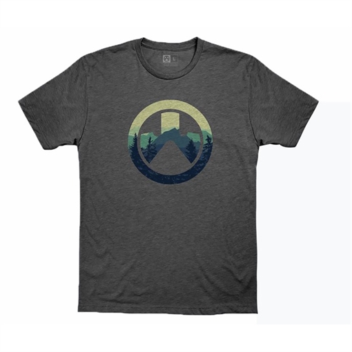 Picture of Magpul CASCADE ICON LOGO CVC T-SHIRT CHARCOAL HEATHER LARGE MAG1136-011-L