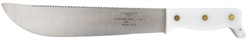 Show details for Case Astronaut M-1 Commemorative 11.75" Fixed Machete Plain/Saw As-Ground High Carbon Steel Blade/Smooth White Synthetic Handle 12019 Picture of Case Astronaut M-1 Commemorative 11.75" Fixed Machete Plain/Saw As-Ground High Carbon Steel Blade/Smooth White Synthetic Handle 12019