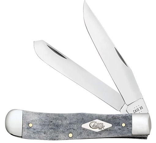 Picture of Case CopperLock 2 Folding Clip Point/Spey Plain Mirror Polished Tru-Sharp SS Blade, Smooth Gray Bone Handle 34201