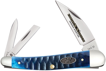 Picture of Case Seahorse Whittler Ocean Blue Bone Handle 53983