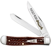 Picture of CASE  POCKET WORN MAHOGANY BONE TRAPPER 0212059 55230