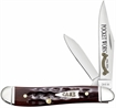 Picture of CASE  POCKET WORN MAHOGANY BONE PEANUT 0212057 55234
