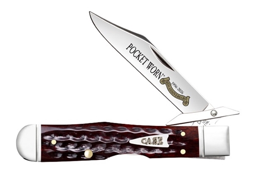 Picture of CASE 55236 CHEETAH CUB POCKET WORN MAHOGANY BONE
