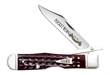 Picture of CASE 55236 CHEETAH CUB POCKET WORN MAHOGANY BONE