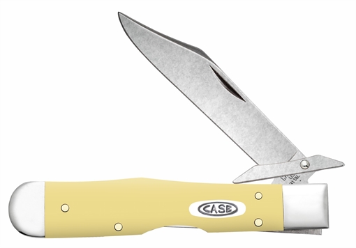 Picture of CASE KNIVES CHEETAH CUB 1B 3.5" YELLOW SS 81086