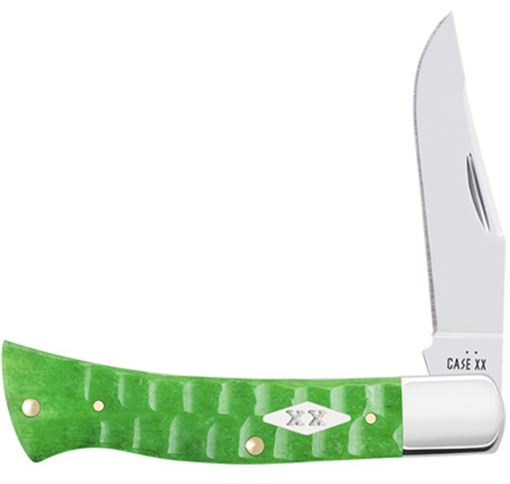 Picture of CASE KNIVES AXE HDL 1BL 33/8" BRT GRN BONE 11445
