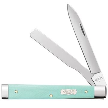 Picture of CASE KNIVES BABY DOC 2BL 27/8" SEAFOAM GRN G-10 18108